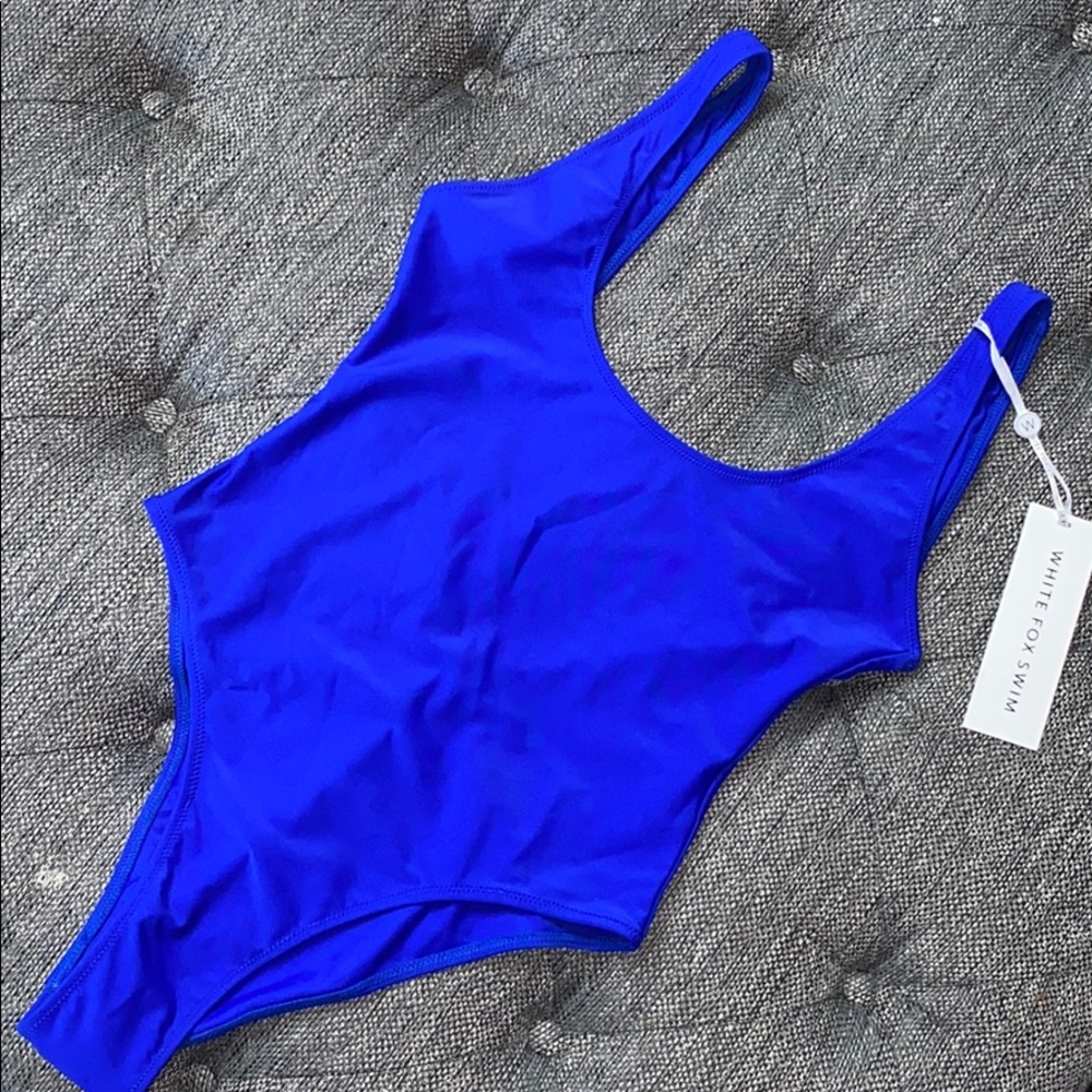 Electric blue one piece